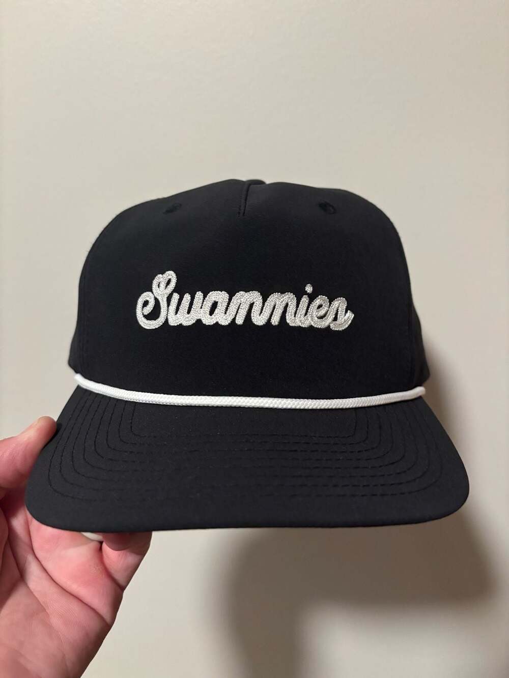 Swannies Walter Golf Snapback Hat with Rope Detail